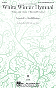 White Winter Hymnal SAB choral sheet music cover